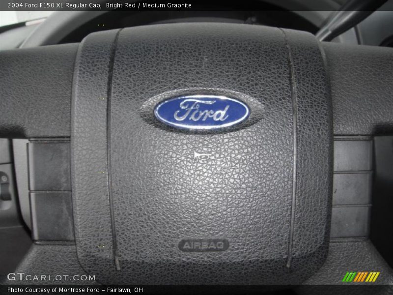 Bright Red / Medium Graphite 2004 Ford F150 XL Regular Cab