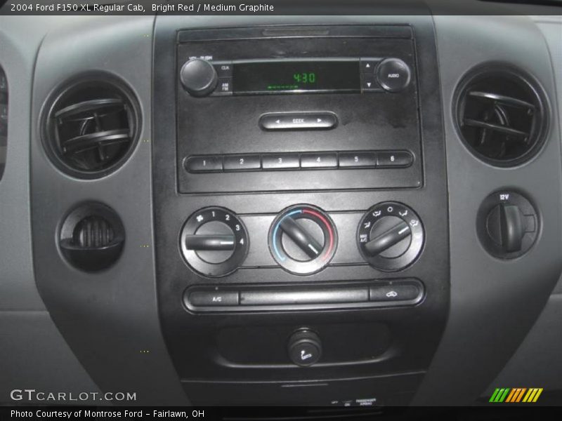 Bright Red / Medium Graphite 2004 Ford F150 XL Regular Cab