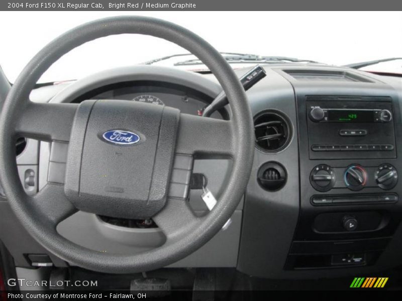Bright Red / Medium Graphite 2004 Ford F150 XL Regular Cab