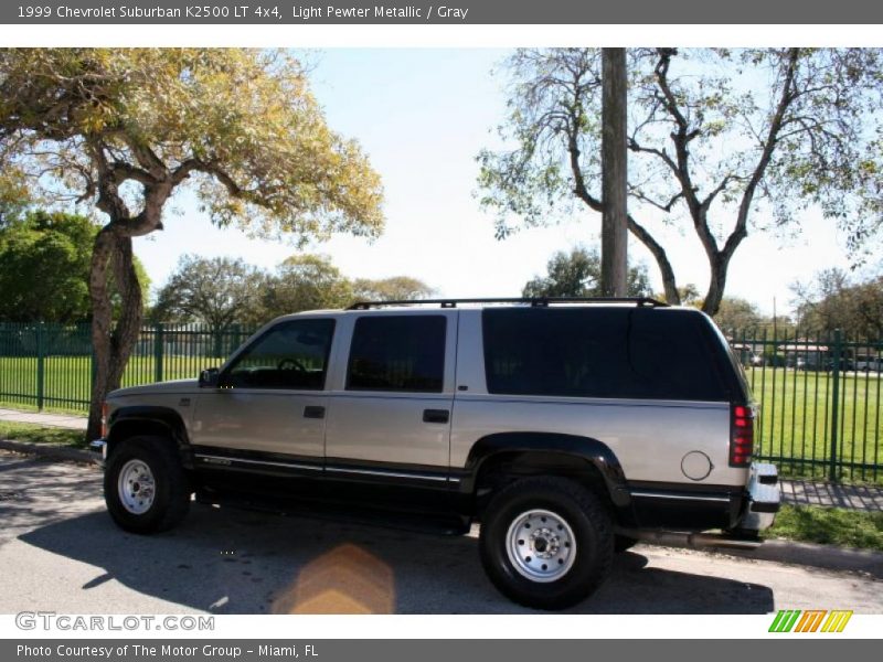 Light Pewter Metallic / Gray 1999 Chevrolet Suburban K2500 LT 4x4
