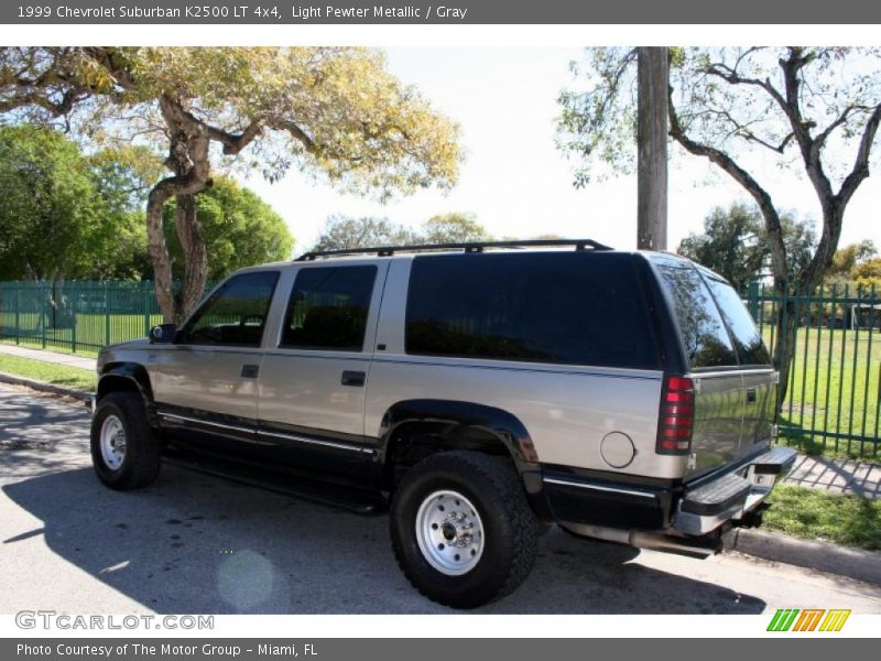 Light Pewter Metallic / Gray 1999 Chevrolet Suburban K2500 LT 4x4
