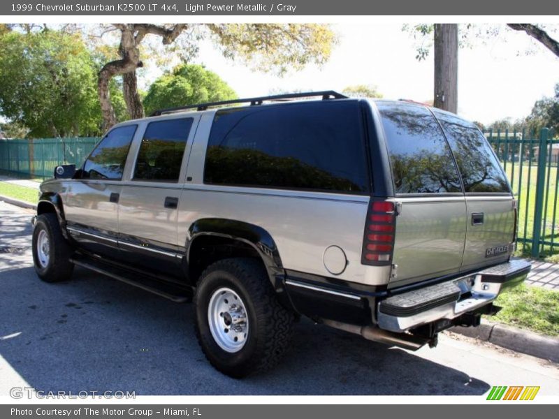 Light Pewter Metallic / Gray 1999 Chevrolet Suburban K2500 LT 4x4