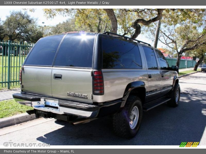 Light Pewter Metallic / Gray 1999 Chevrolet Suburban K2500 LT 4x4