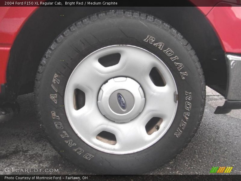 Bright Red / Medium Graphite 2004 Ford F150 XL Regular Cab