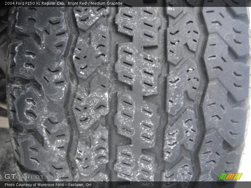 Bright Red / Medium Graphite 2004 Ford F150 XL Regular Cab
