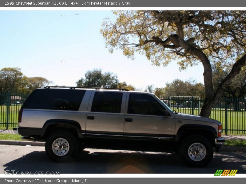 Light Pewter Metallic / Gray 1999 Chevrolet Suburban K2500 LT 4x4