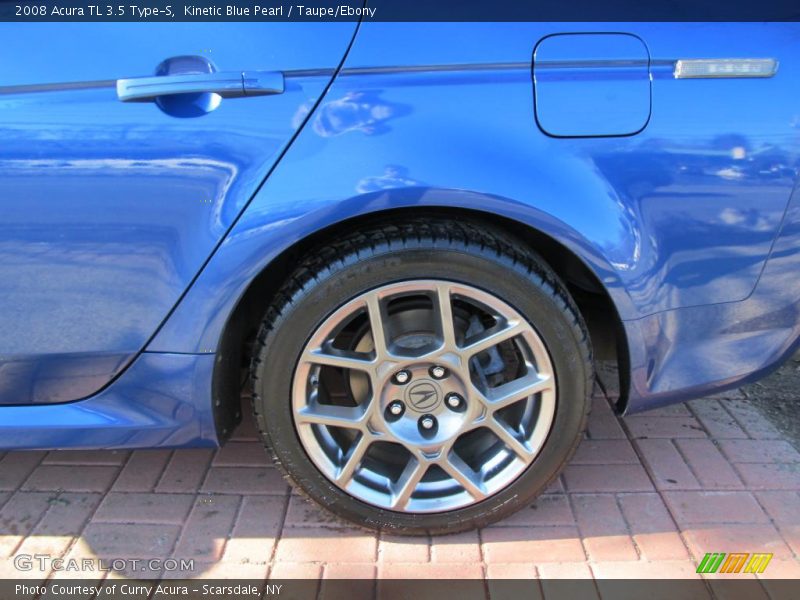 Kinetic Blue Pearl / Taupe/Ebony 2008 Acura TL 3.5 Type-S