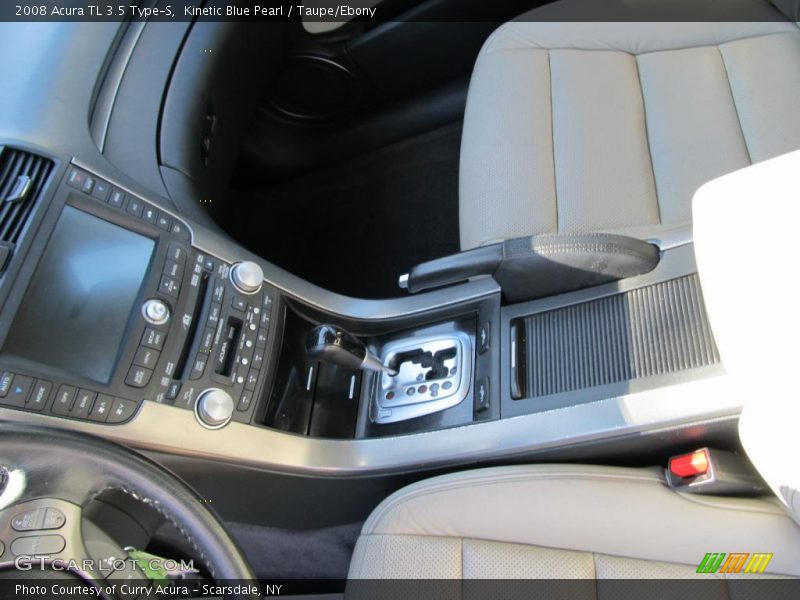 Kinetic Blue Pearl / Taupe/Ebony 2008 Acura TL 3.5 Type-S