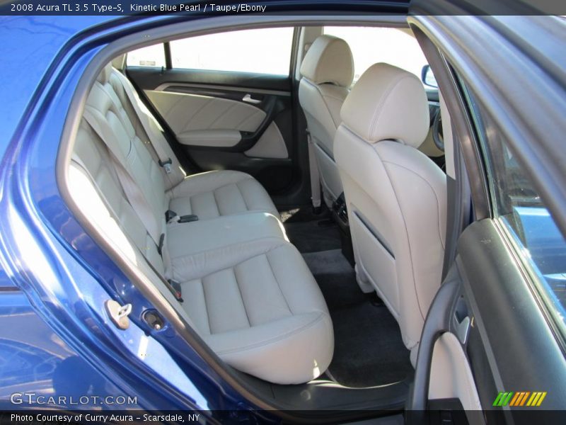 Kinetic Blue Pearl / Taupe/Ebony 2008 Acura TL 3.5 Type-S