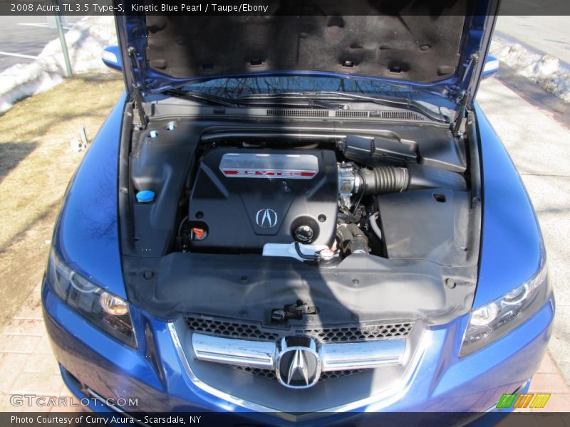 Kinetic Blue Pearl / Taupe/Ebony 2008 Acura TL 3.5 Type-S