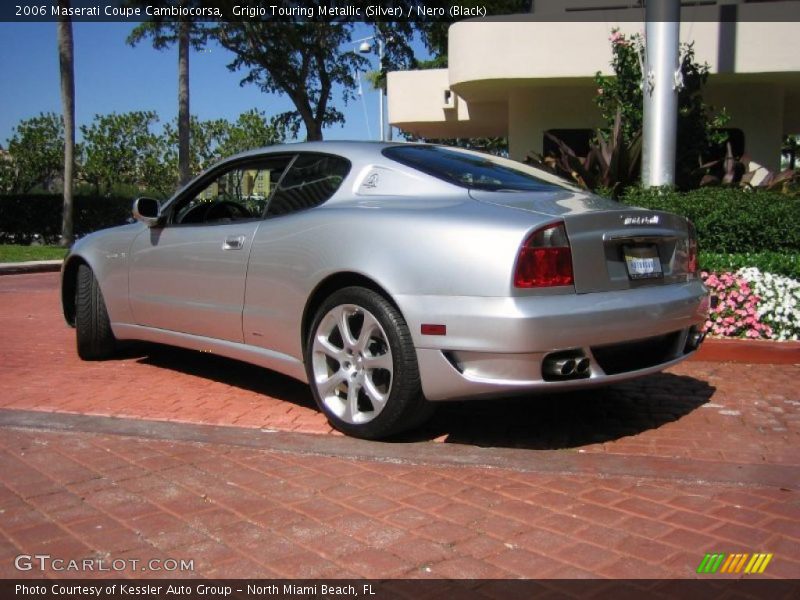 Grigio Touring Metallic (Silver) / Nero (Black) 2006 Maserati Coupe Cambiocorsa