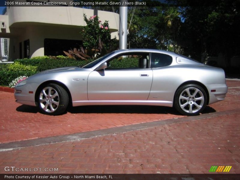 Grigio Touring Metallic (Silver) / Nero (Black) 2006 Maserati Coupe Cambiocorsa