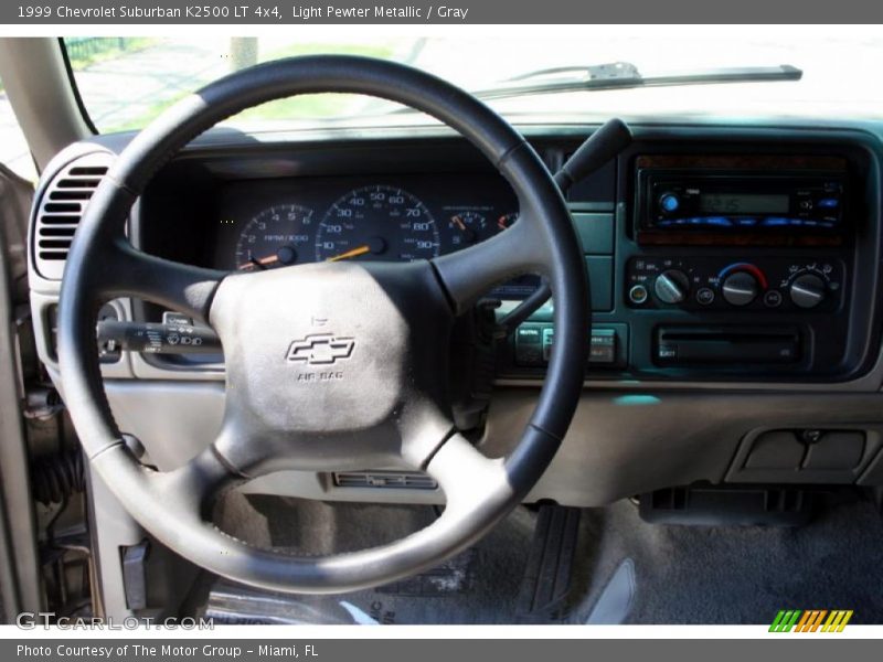 Light Pewter Metallic / Gray 1999 Chevrolet Suburban K2500 LT 4x4