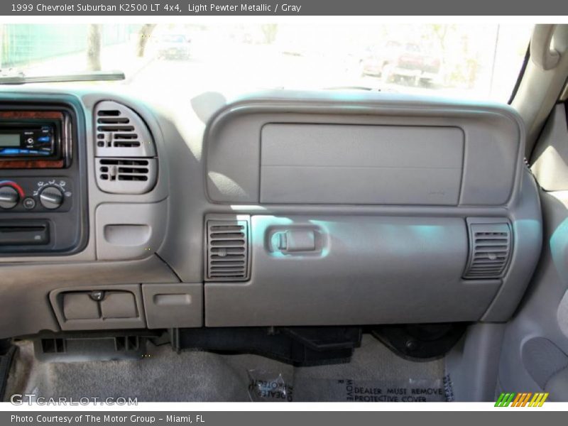 Light Pewter Metallic / Gray 1999 Chevrolet Suburban K2500 LT 4x4