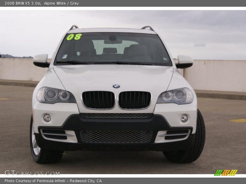 Alpine White / Grey 2008 BMW X5 3.0si
