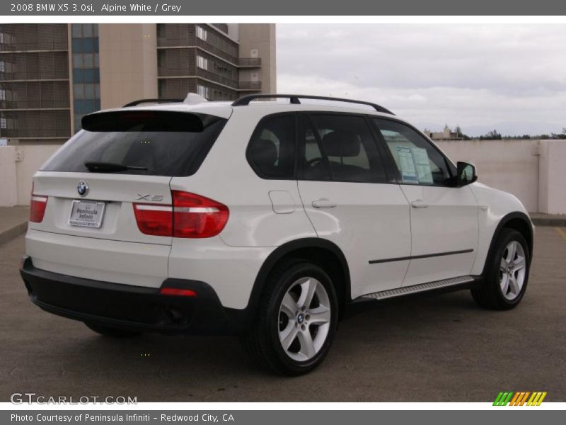 Alpine White / Grey 2008 BMW X5 3.0si