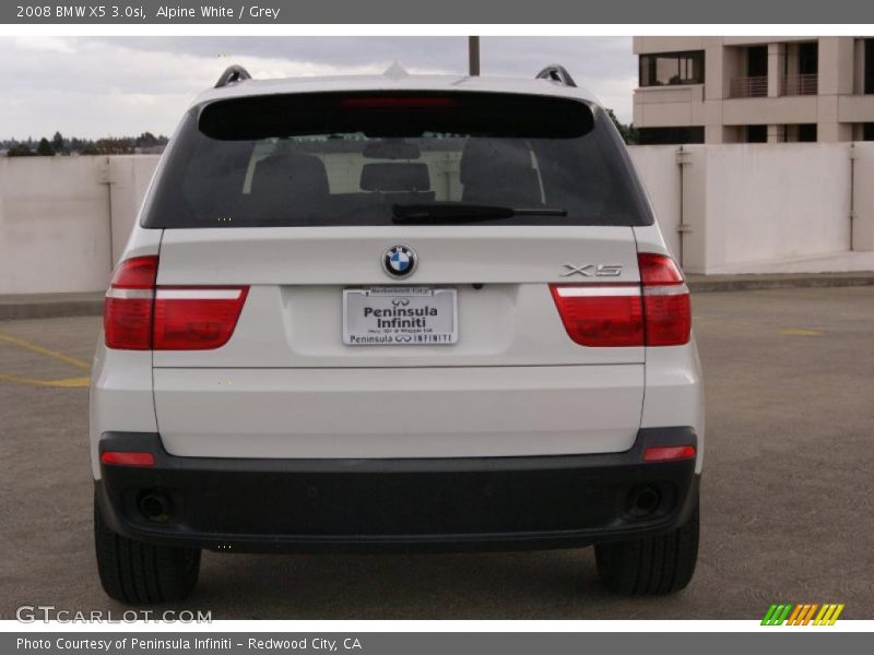 Alpine White / Grey 2008 BMW X5 3.0si