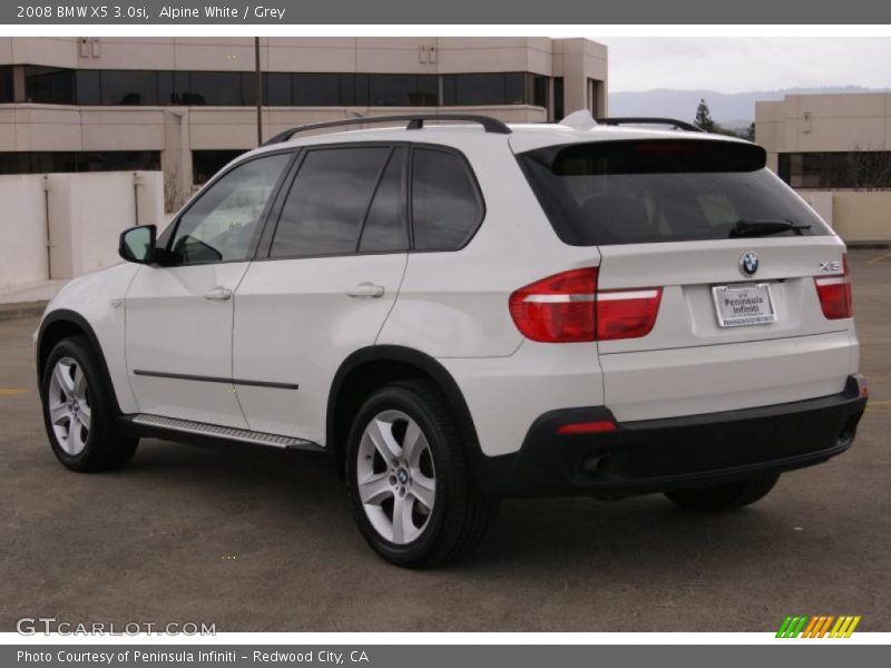 Alpine White / Grey 2008 BMW X5 3.0si