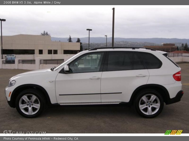 Alpine White / Grey 2008 BMW X5 3.0si