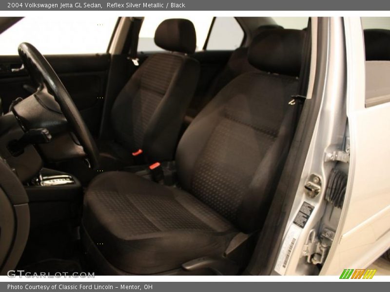 Reflex Silver Metallic / Black 2004 Volkswagen Jetta GL Sedan