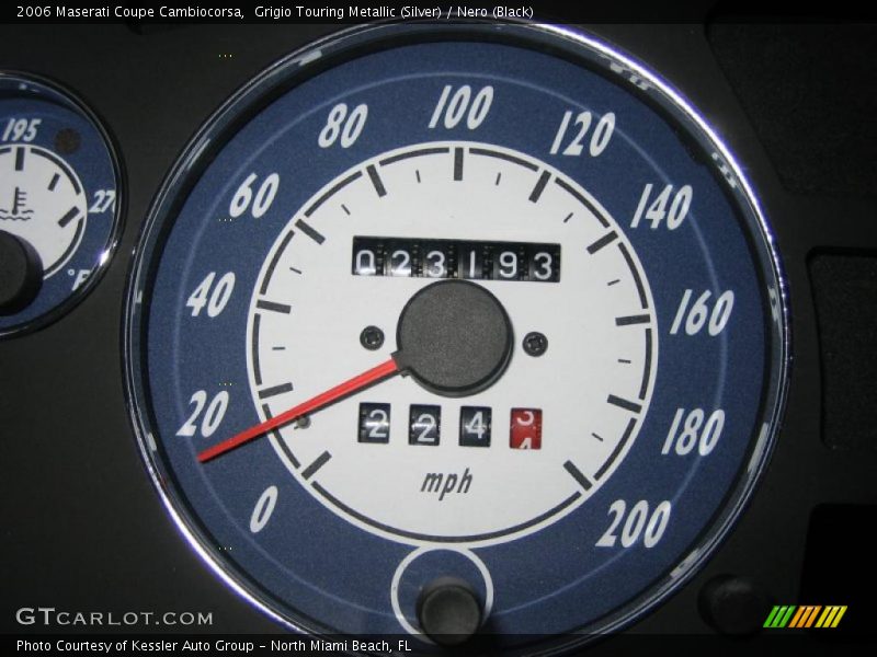 Grigio Touring Metallic (Silver) / Nero (Black) 2006 Maserati Coupe Cambiocorsa