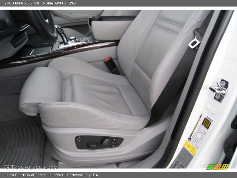 Alpine White / Grey 2008 BMW X5 3.0si