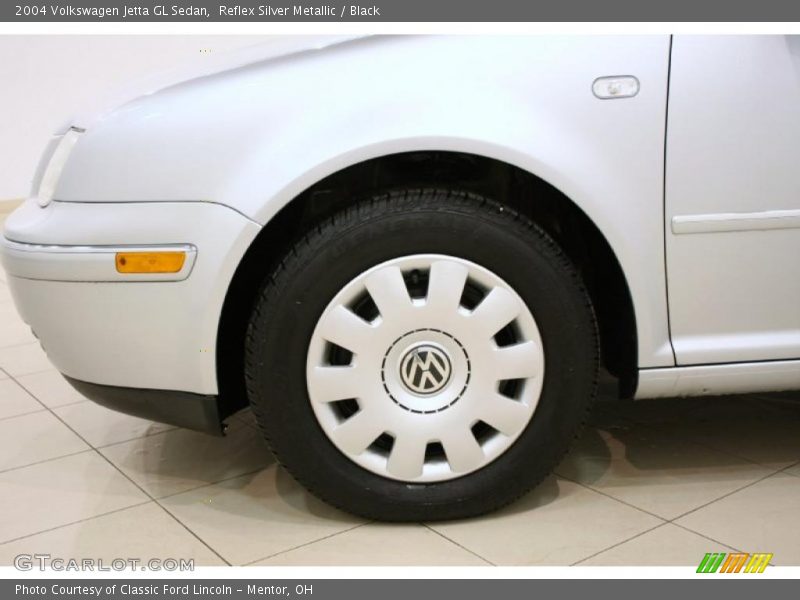 Reflex Silver Metallic / Black 2004 Volkswagen Jetta GL Sedan
