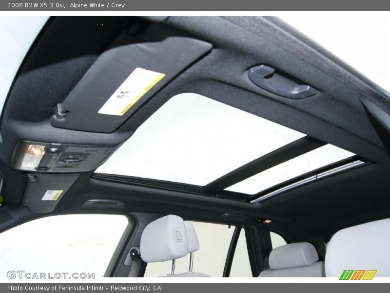 Alpine White / Grey 2008 BMW X5 3.0si