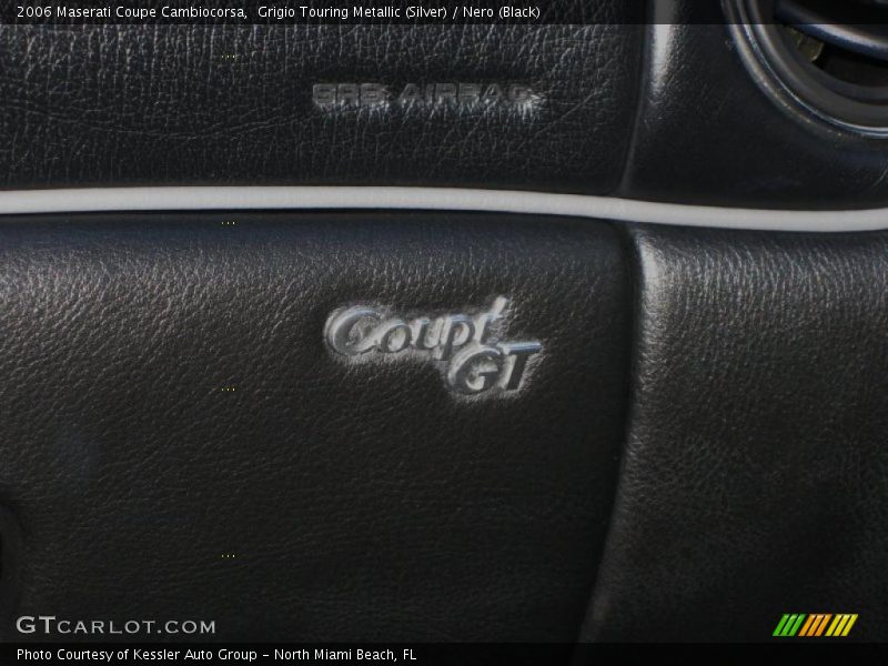 Grigio Touring Metallic (Silver) / Nero (Black) 2006 Maserati Coupe Cambiocorsa