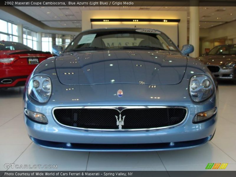 Blue Azurro (Light Blue) / Grigio Medio 2002 Maserati Coupe Cambiocorsa