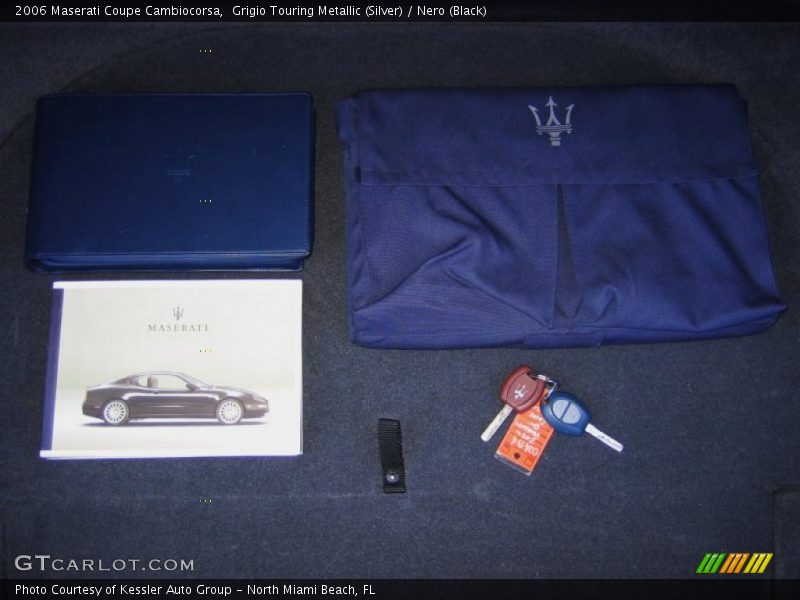 Grigio Touring Metallic (Silver) / Nero (Black) 2006 Maserati Coupe Cambiocorsa