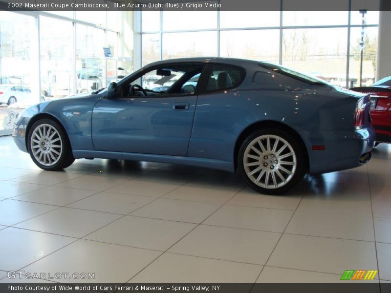 Blue Azurro (Light Blue) / Grigio Medio 2002 Maserati Coupe Cambiocorsa