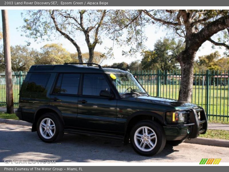 Epsom Green / Alpaca Beige 2003 Land Rover Discovery SE7