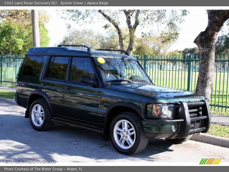 Epsom Green / Alpaca Beige 2003 Land Rover Discovery SE7