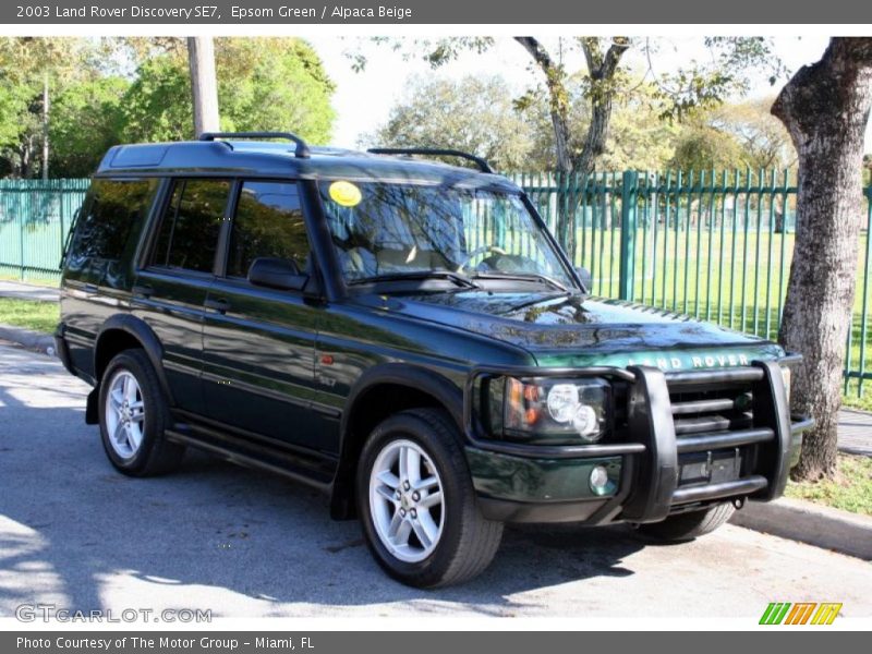 Epsom Green / Alpaca Beige 2003 Land Rover Discovery SE7
