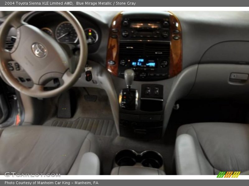 Blue Mirage Metallic / Stone Gray 2004 Toyota Sienna XLE Limited AWD