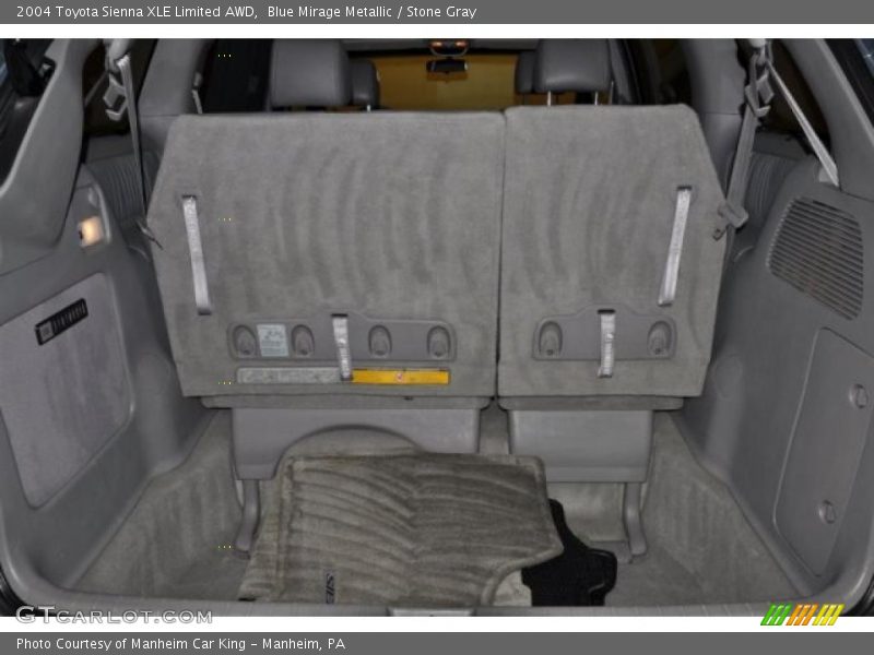 Blue Mirage Metallic / Stone Gray 2004 Toyota Sienna XLE Limited AWD