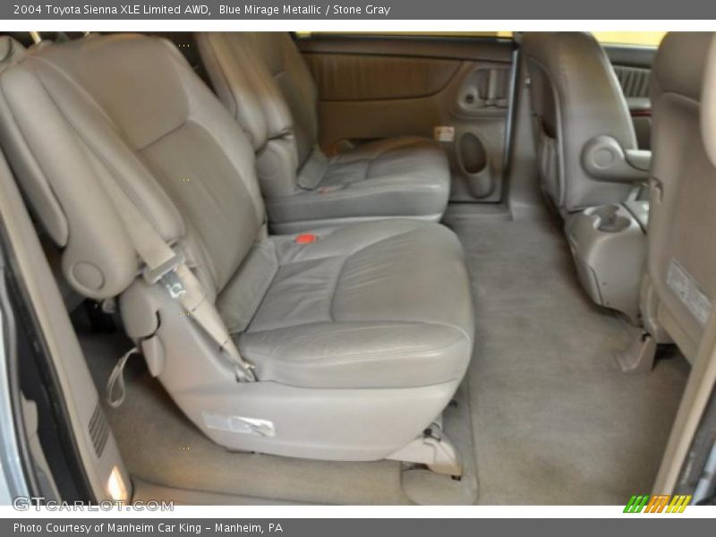 Blue Mirage Metallic / Stone Gray 2004 Toyota Sienna XLE Limited AWD