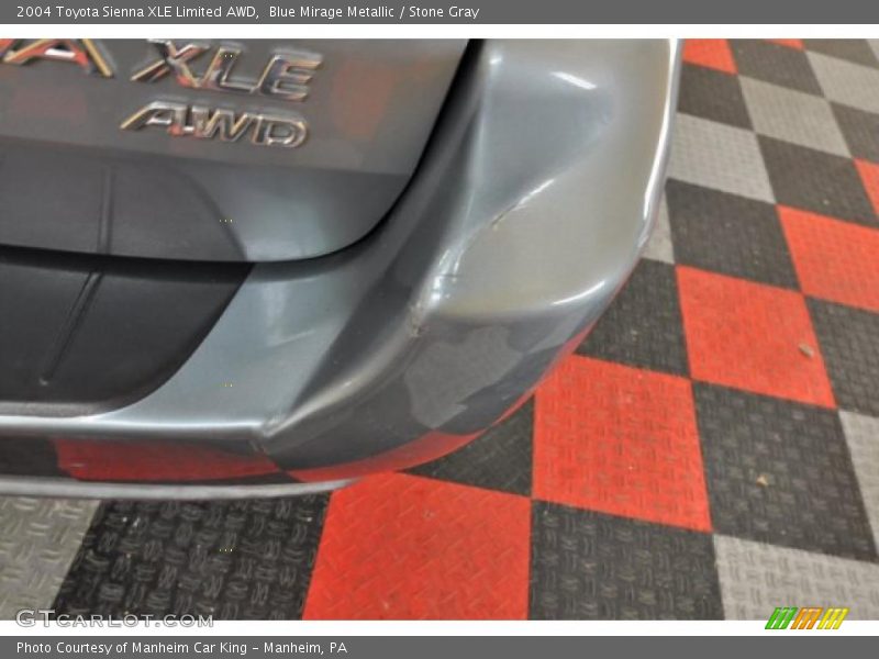 Blue Mirage Metallic / Stone Gray 2004 Toyota Sienna XLE Limited AWD