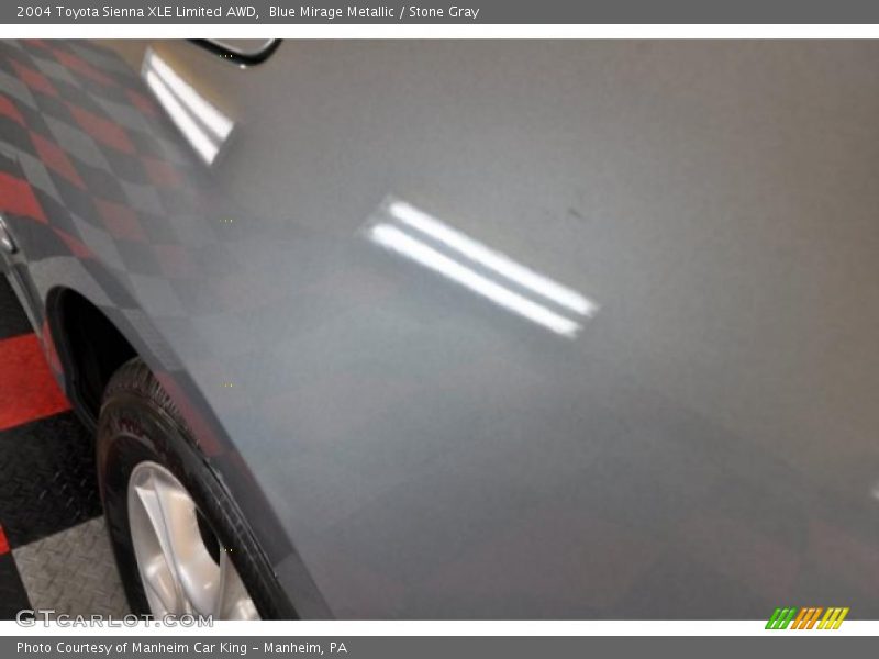 Blue Mirage Metallic / Stone Gray 2004 Toyota Sienna XLE Limited AWD