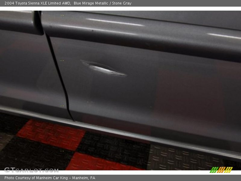 Blue Mirage Metallic / Stone Gray 2004 Toyota Sienna XLE Limited AWD
