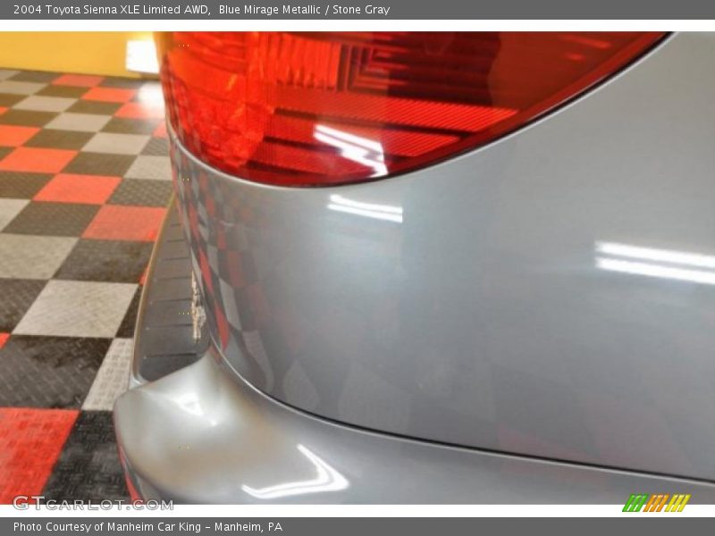 Blue Mirage Metallic / Stone Gray 2004 Toyota Sienna XLE Limited AWD
