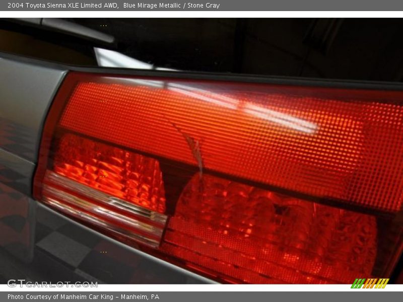 Blue Mirage Metallic / Stone Gray 2004 Toyota Sienna XLE Limited AWD