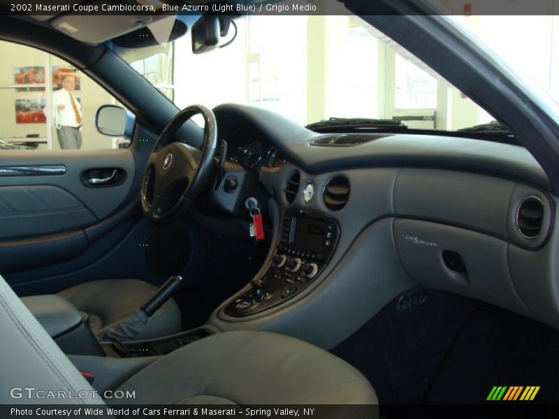 Blue Azurro (Light Blue) / Grigio Medio 2002 Maserati Coupe Cambiocorsa