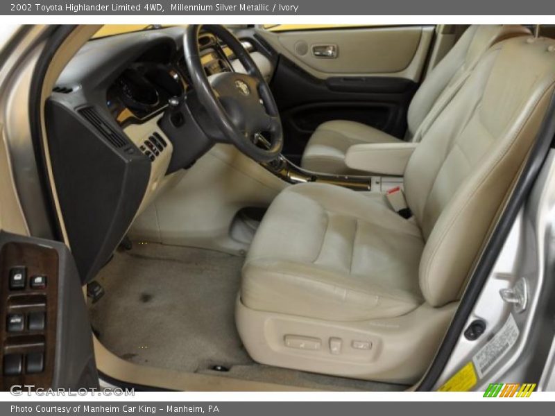 Millennium Silver Metallic / Ivory 2002 Toyota Highlander Limited 4WD