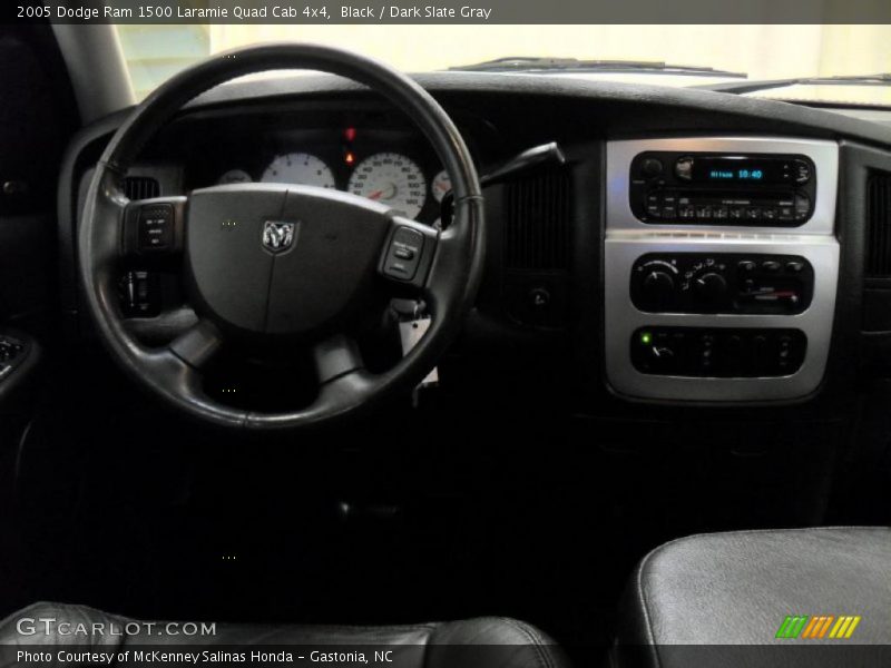 Black / Dark Slate Gray 2005 Dodge Ram 1500 Laramie Quad Cab 4x4