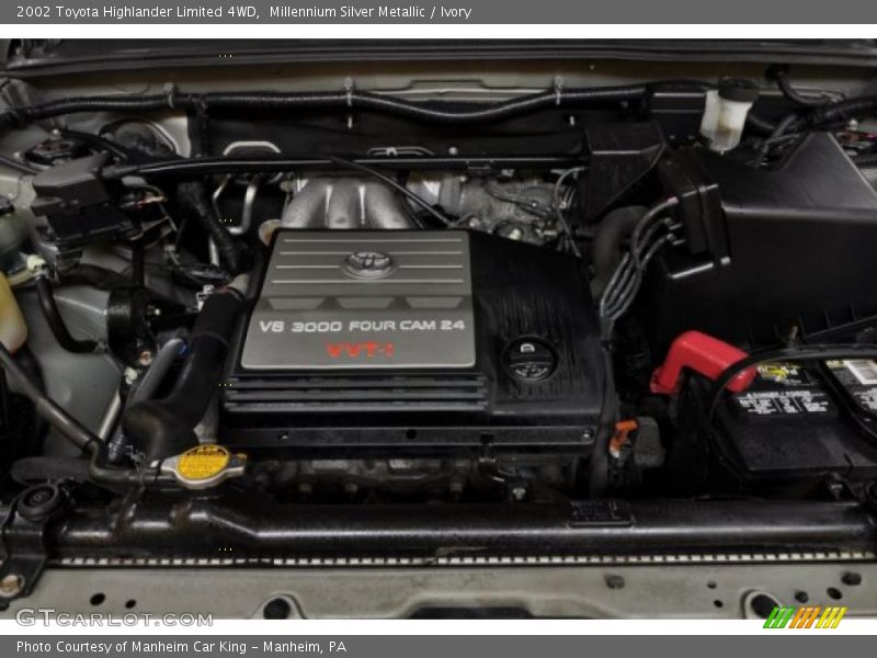 Millennium Silver Metallic / Ivory 2002 Toyota Highlander Limited 4WD