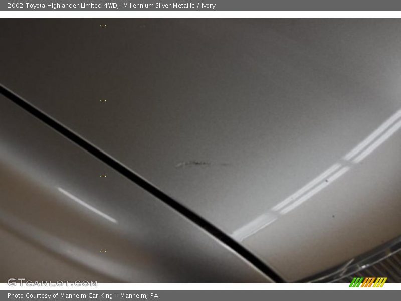 Millennium Silver Metallic / Ivory 2002 Toyota Highlander Limited 4WD