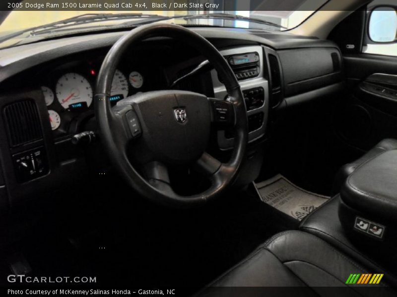 Black / Dark Slate Gray 2005 Dodge Ram 1500 Laramie Quad Cab 4x4