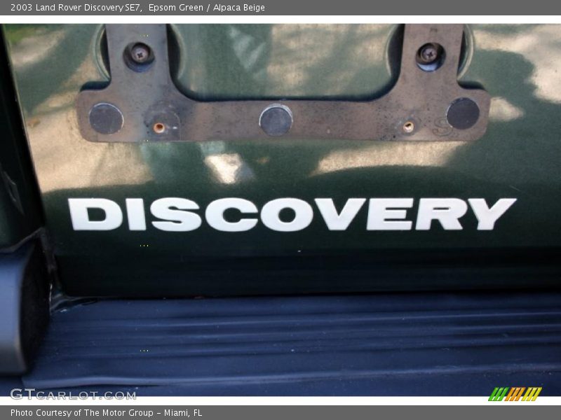 Epsom Green / Alpaca Beige 2003 Land Rover Discovery SE7